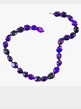 271 ctw. Amethyst Necklace 18" in Sterling Silver